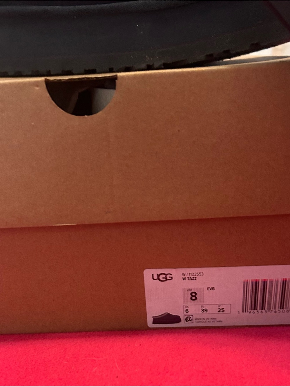 UGG Tazz Slip-On Slipper in Black platform